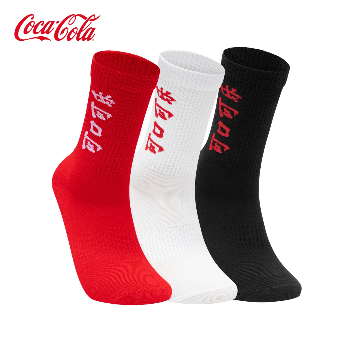 

Coca-Cola fashine chineses luxury Official Socks Summer winter Sports Stockings Towel Bottom High Basketball Socks