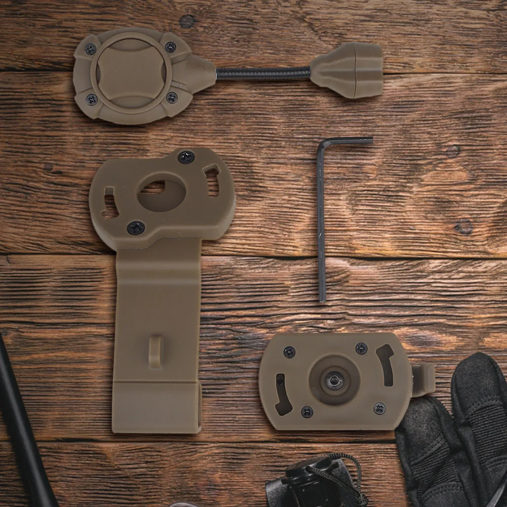 

WOSPORT Helmet Flashlight Durable Nylon Hunting Helmet Lamp Energy-saving Hunting Camping Airsoft Equipment for SWITCH MPLS