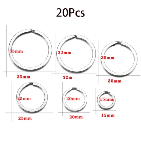 Брелоки из нержавеющей стали AGCFABS 15-35 мм