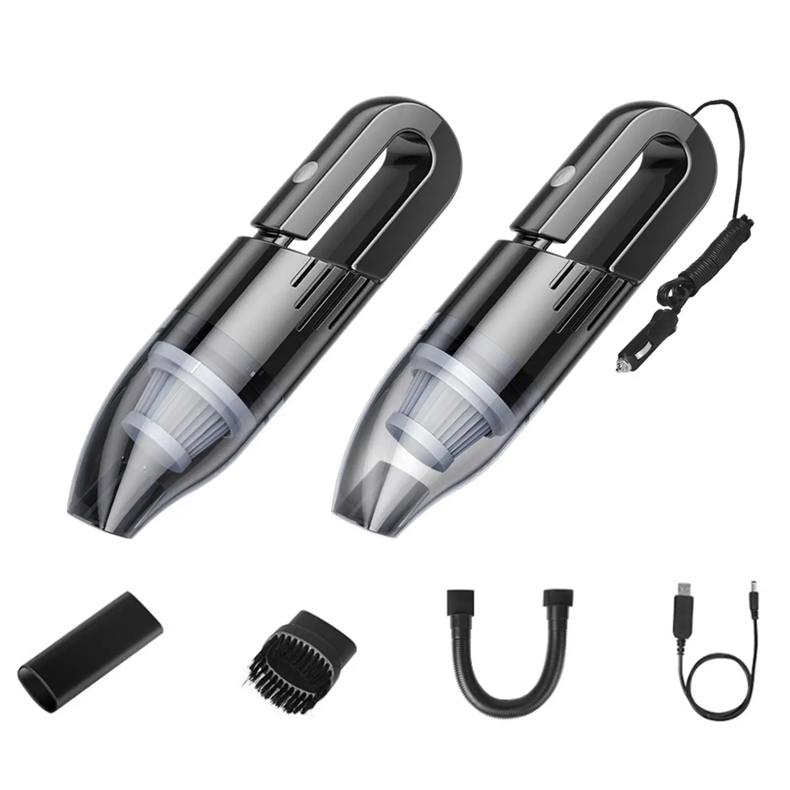 Ручной автомобильный пылесос 120 Вт высокая мощность Влажная и сухая Чистка для
