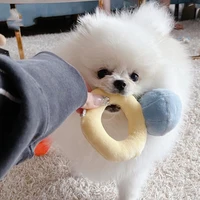 K30  Squeak Plush Toy Ring Box Diamond Ring Case Stuffed Pet Chew Puppy Toy Sounds Puppies Cute Soft Dog Interested Toy