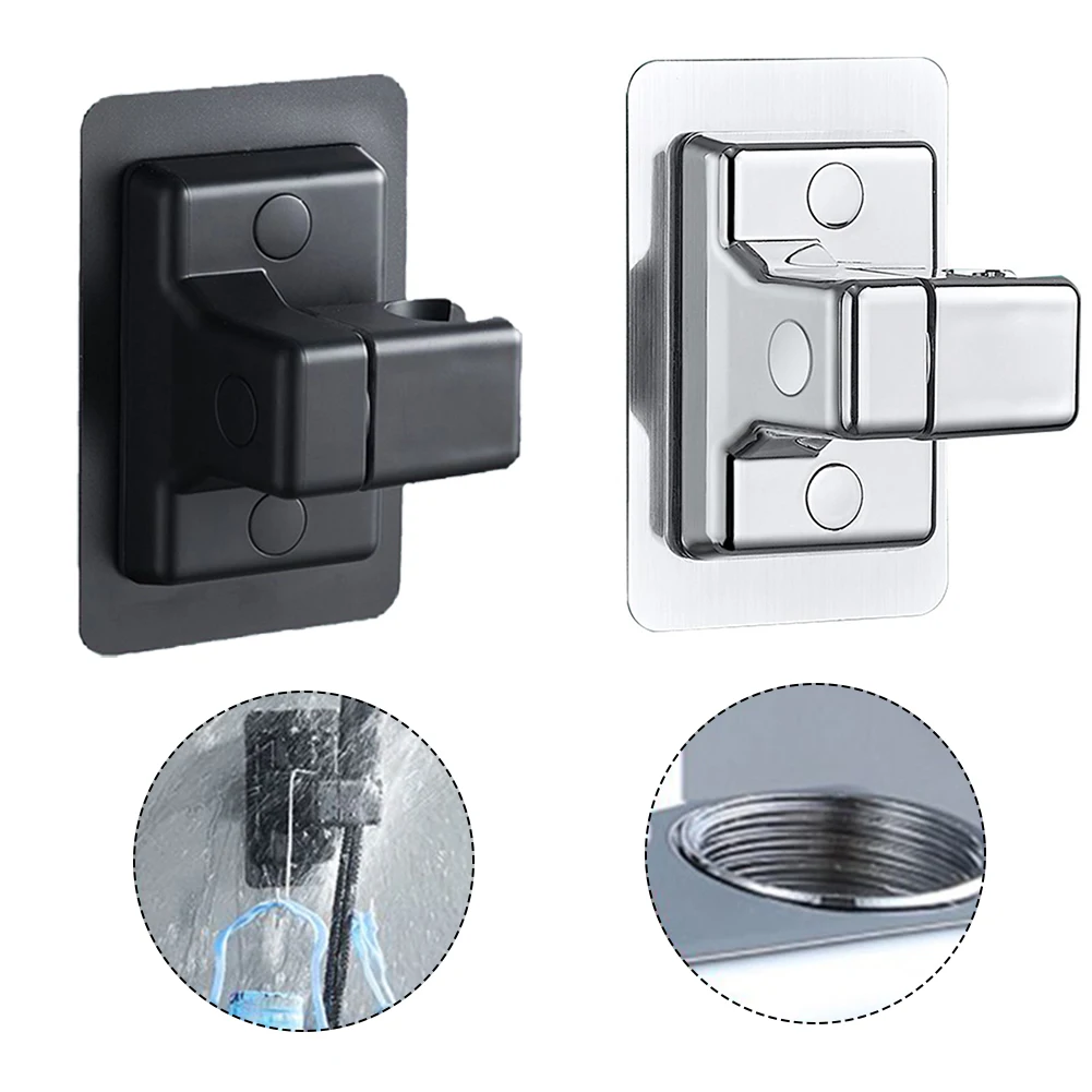 

1PC Shower Nozzle Mount Adhesive Wall Mounted Shower Head Holder Bracket Stand Plumbing Fixtures Shower Heads Bracket Holder
