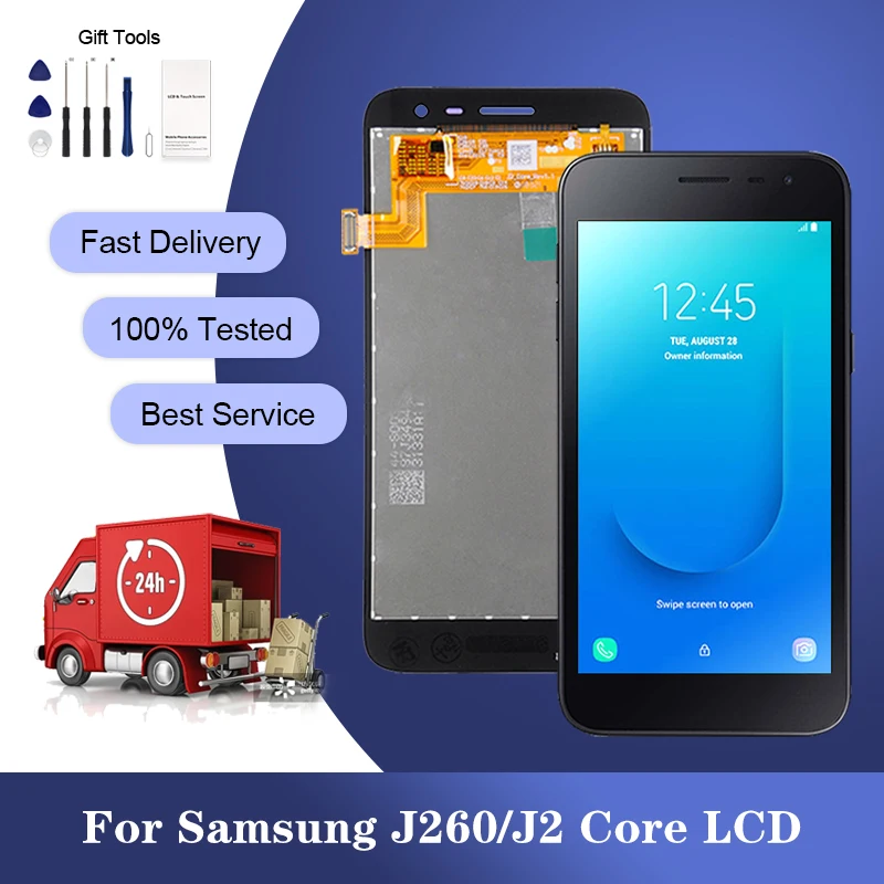 

5.0 Inch 2018 J2 Core Display For Samsung Galaxy J260 Lcd Touch Screen Digitizer SM-J260F Assembly Free Ship Wholesale