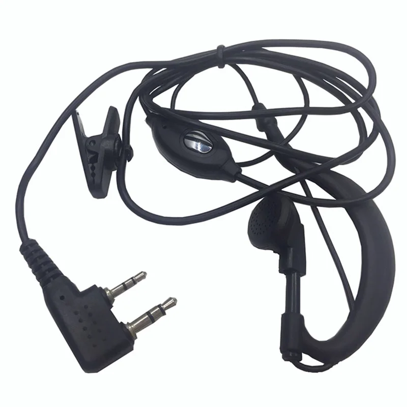 

5pc/set Ptt Microphone Walkie Talkie Earphone For Baofeng UV-5R UV-5RE UV-6R BF-888S Inter Texture Wire