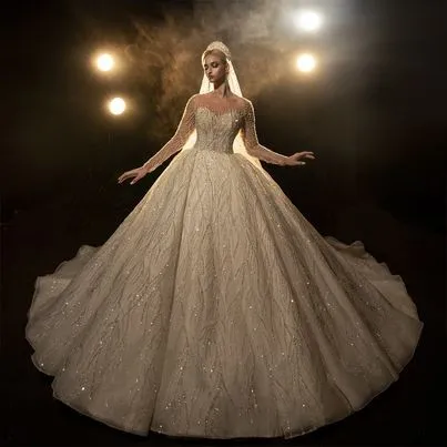 

Роскошное Новое свадебное Гость платье 2023 жемчуг 3D цветок бальное платье на тонких бретельках без рукавов DY5690 на шнуровке