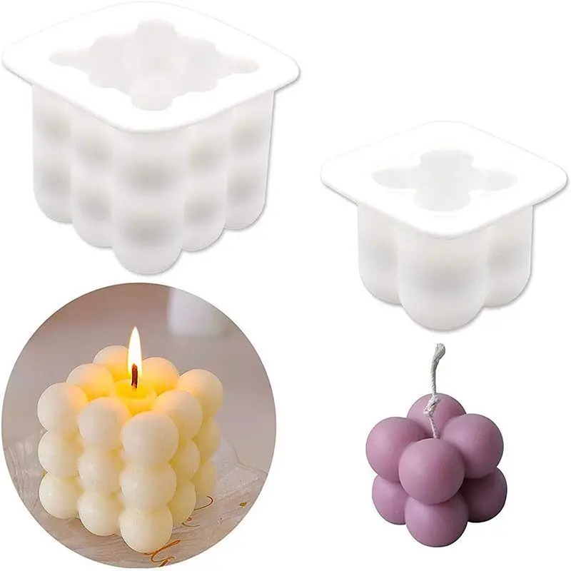 Форма для кубика Рубика в виде свечи силиконовая форма ароматерапии литья