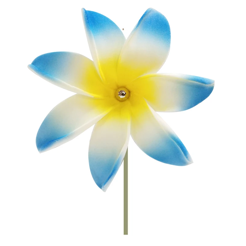 10pcs 3.5″ women lady girl Foam Plumeria Pearl tropical hawaii foam flowers Island Luau Party Flowers |