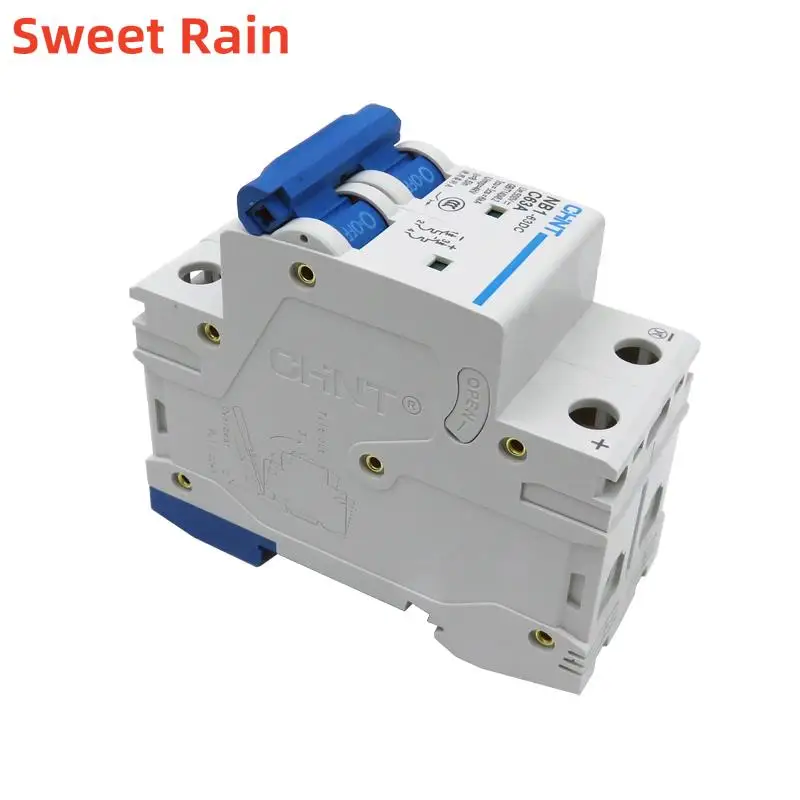 Автоматический выключатель постоянного тока CHINT NB1-63DC 2P DC500V 6KA C1A 2A 3A 4A 5A 6A 10A 16A 20A 25A