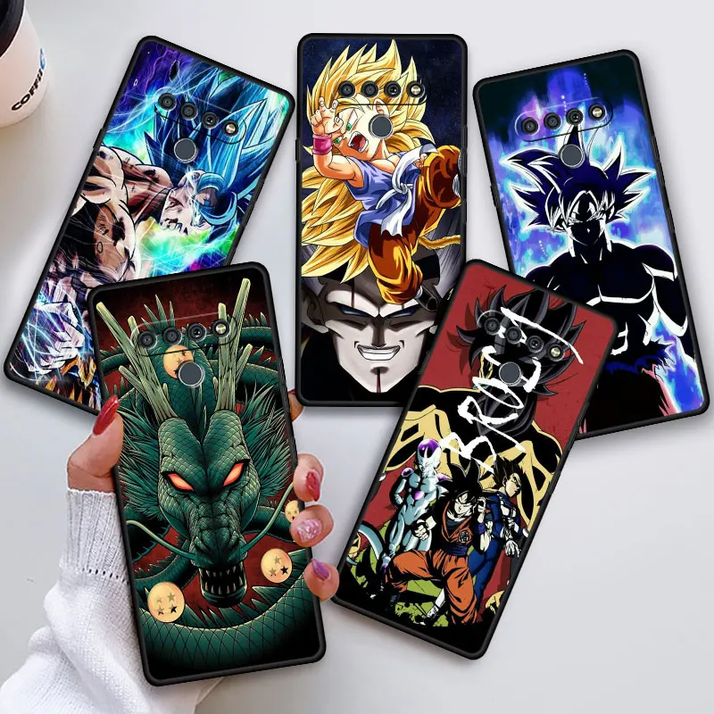 Matte Silicone Cover Case for LG G6 G8 ThinQ K61 K50 K42 K40s G7 K50s K52 K41s K71 K40 K92 5G G7 Dragons Balls Super Cases Funda