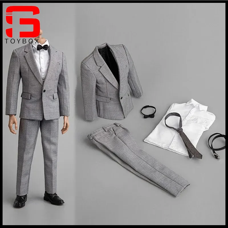 ZYTOYS ZY5038 1/6 мужской серый костюм набор модель мужской одежды аксессуары подходит для 12 дюймов экшн-фигурки тела для телефона