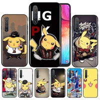 fashion pikachu baby dream phone case for oppo reno 7 6 5 4 3 se z f pro plus 4g 5g black silicone tpu cover