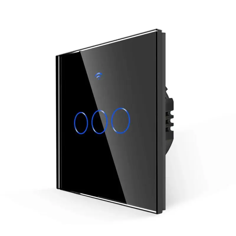 Matter Wi-Fi Smart Switch 1/2/3/4 Gang EU Home Сенсорный переключатель Нейтральный провод/без