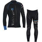 Мужской гидрокостюм для дайвинга с длинным рукавом, куртка 3 мм