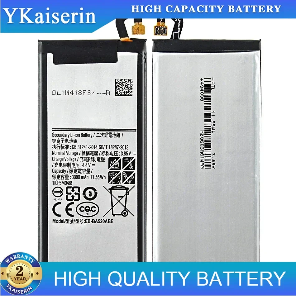 Аккумулятор EB-BA310ABE для Samsung Galaxy A3 A5 A6 A7 A8 A9 (2015/2016/2017/2018) SM A310 A500 A510 A520 A520F A310M A310Y SM-A310F