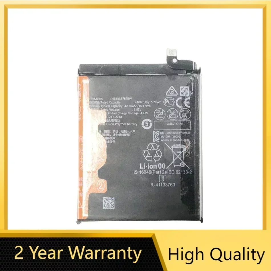 HB 536378 Аккумулятор EEW 4200 мАч для Huawei P40 Pro P40Pro 5G ELS-AN00 525777 Аккумуляторная батарея +