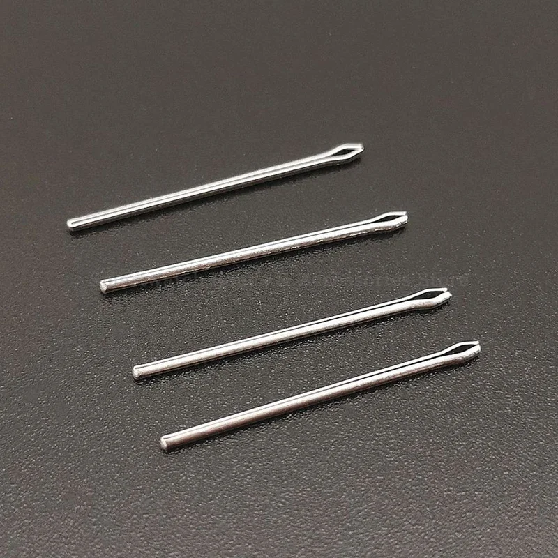 Фото 30 шт. 8/9/10/12/14/16/17/18/20/22/23/24/26 мм штифты для ремешка для часов 0,8 мм 0,9 мм 1,0 мм толщина соединительный стержень инструмент для ремонта часов №4