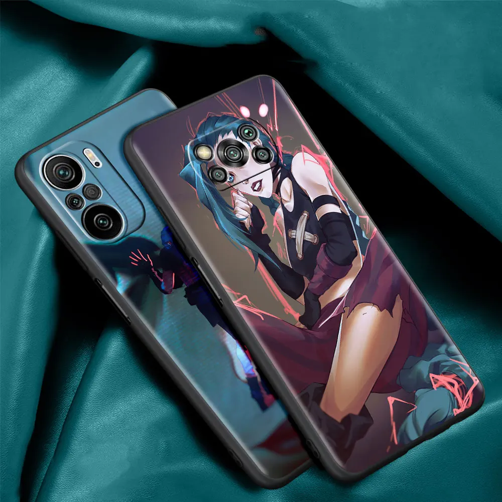 arcane hot anime silicone case for xiaomi mi poco x3 nfc m3 pro f3 gt m4 f1 x2 11t lite note 10 10t 9t shell phone cover funda free global shipping