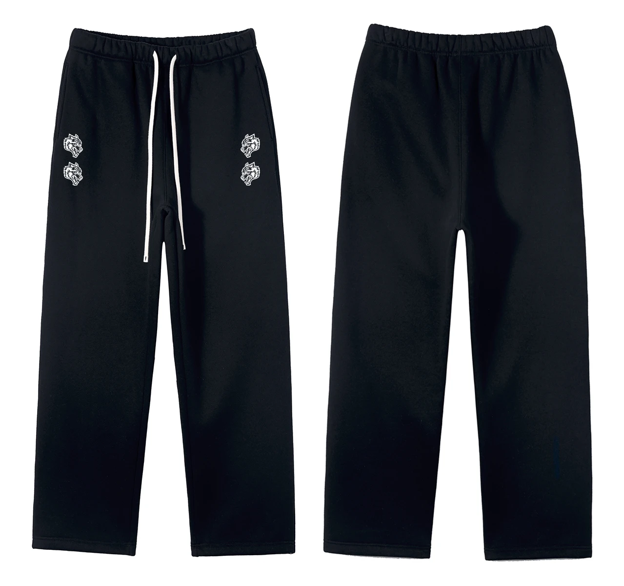 2024 Wolves Sport Oversized Sweatpants Gym Bodybuilding Fitness Men Clothing Basketball Workout Crossfit Casual Pants