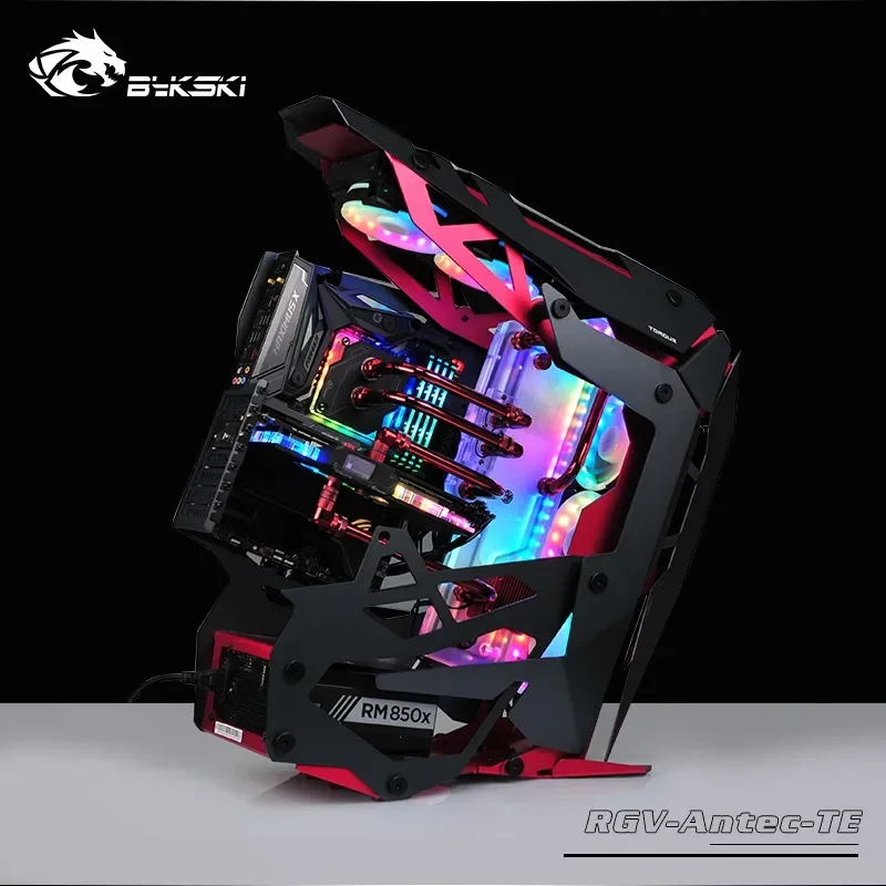 BYKSKI акриловый резервуар для водяного охлаждения корпуса компьютера Antec Torque/3PIN 5V