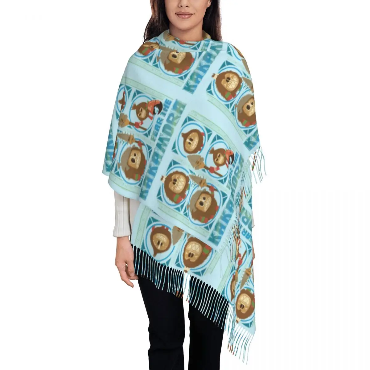 Зимние теплые шали на заказ Моана страх какаморы женские шарфы