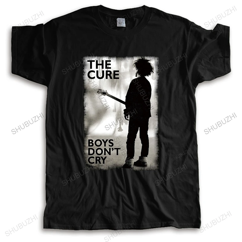 

men cotton tops hot sale Medium Black Mens The Cure Boys Dont Cry unisex luxury crew neck tee-shirt for him plus size teeshirt