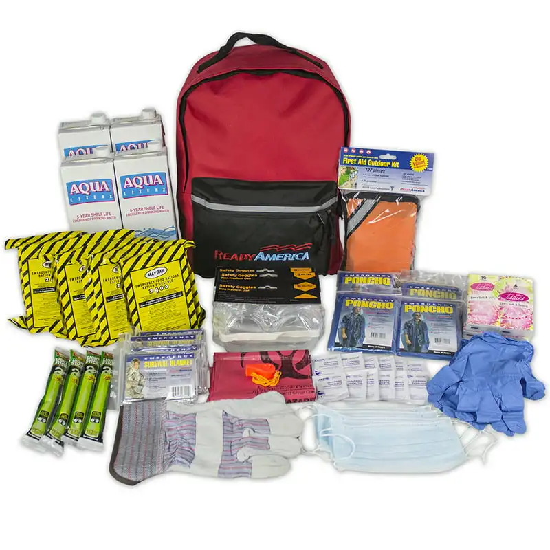 

Person Emergency Kit (3 Day Backpack), , 5 year shelf life, approximate backpack 14 in. x 11 in. x 9 in.