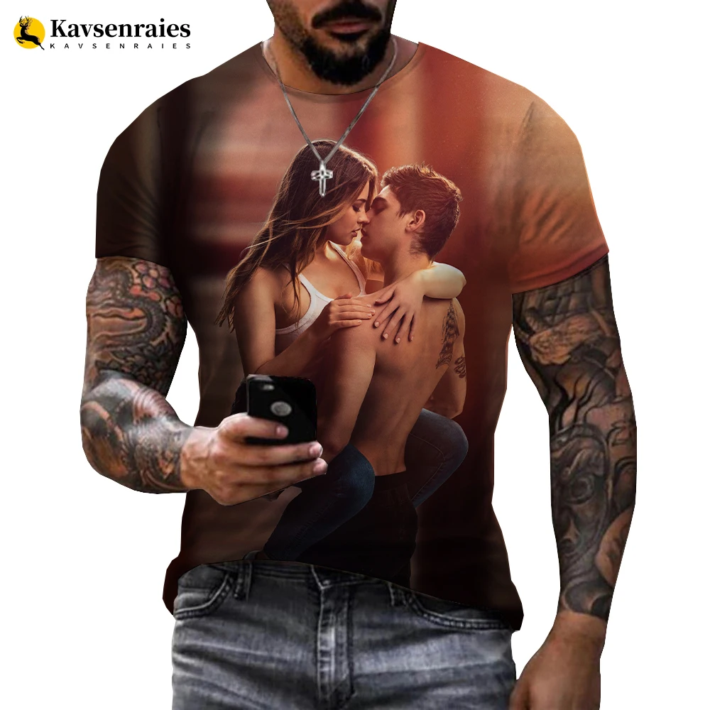 

Футболка детская с коротким рукавом и 3D-принтом после столкновения, 6XL