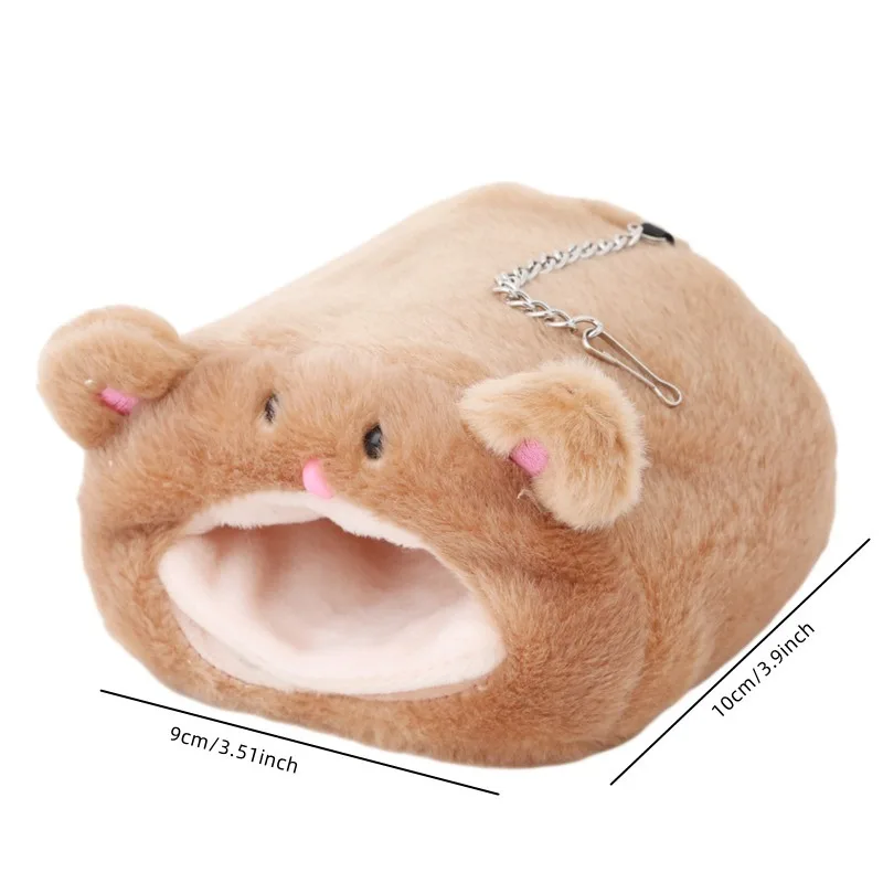 Мягкая теплая кровать для хомяка гамак крыс свинья белка зимняя игрушка домашних