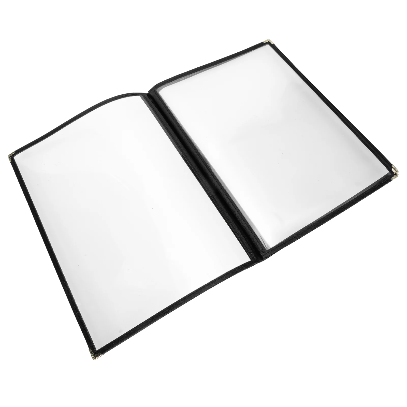 

Menu Covers Cover Restaurant Holder Recipe Clear Binder Sleeves Folder Paper Drink Bar Transparent Book Cafeholders A4 Double