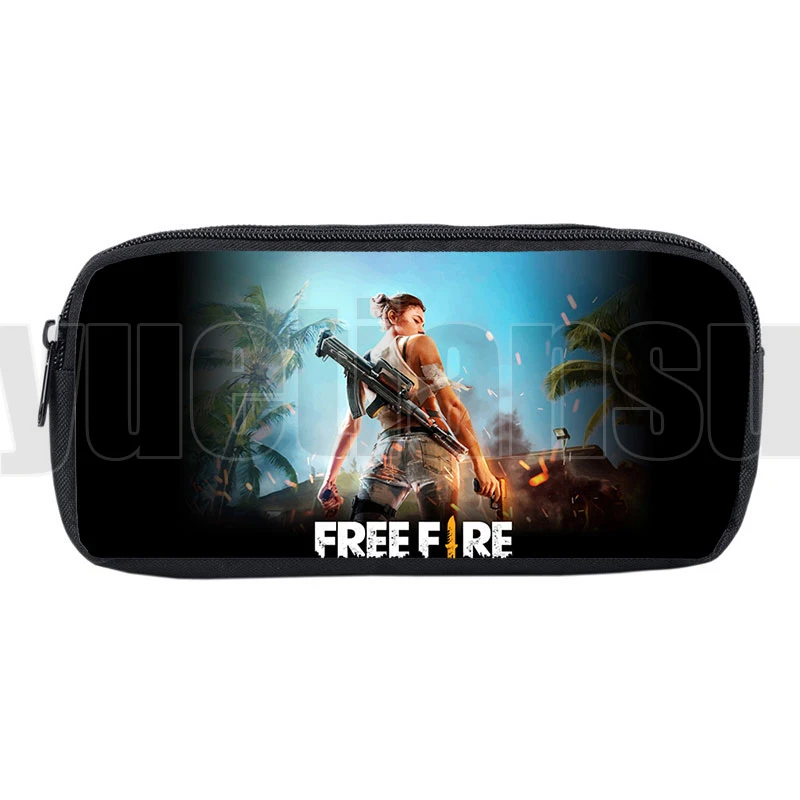 3D печать горячей игры Free Fire Garena Roupa Angelical пенал для карандашей для детей, игры войны в школе, женская косметичка, детский ящик.