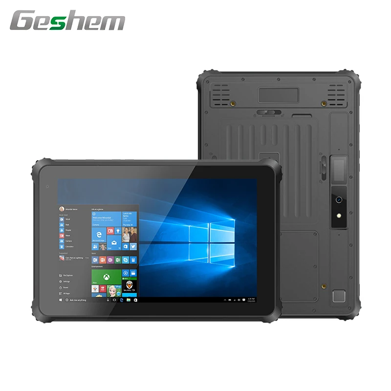 

10 Inch Handheld Windows Industrial Rugged Tablet PC 1000 Nits Sunlight Readable Ip67 Waterproof Nfc Rfid 1D 2D Barcode Scanner