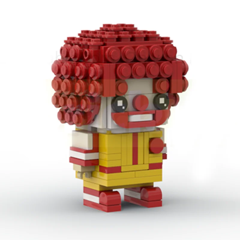 230 шт. Moc Ronald McDonald Brickheadz модель строительные блоки креативная сборка кирпичи