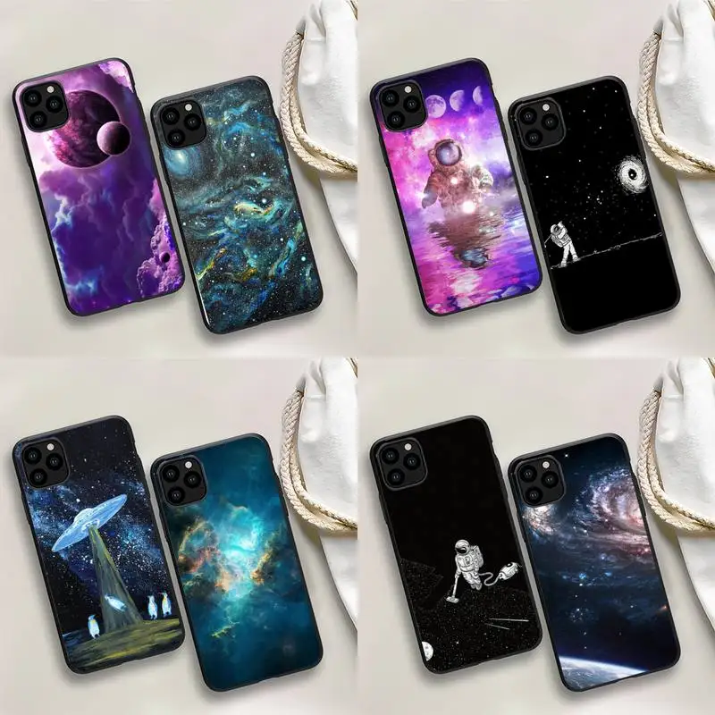 

Printed Space Phone Case For iPhone 13 12 mini 11 Pro max 8 7 6S Plus X XS 5S SE 2020 XR Capa