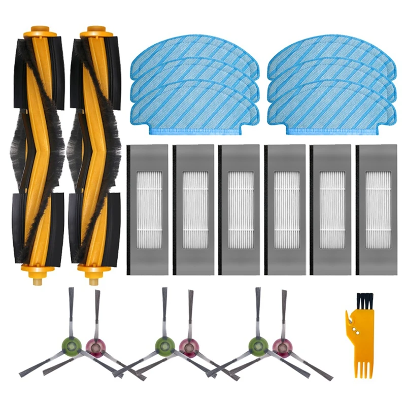 Совместимость с Ecovacs DEBOT OZMO T8 +/T8 AIVI/T8 Max/N8 Plus/N8 Pro основная боковая щетка фильтр