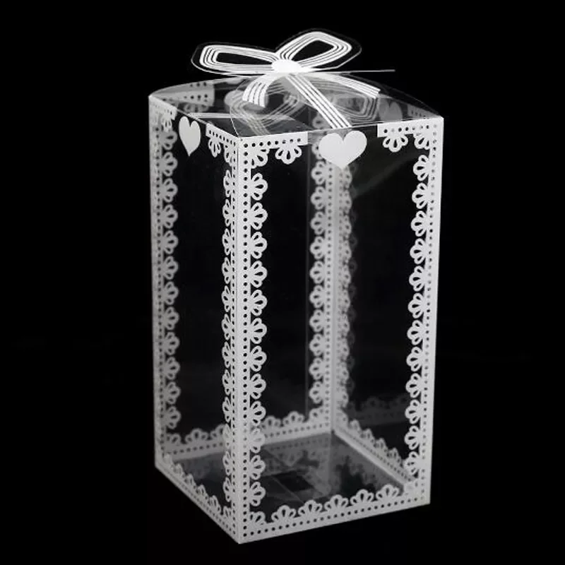 

New Ballon Party HOT Sell 50pcs Ballon Party Clear PVC Box Packing Wedding/Christmas Favor Cake Packaging Chocolate Candy Gift