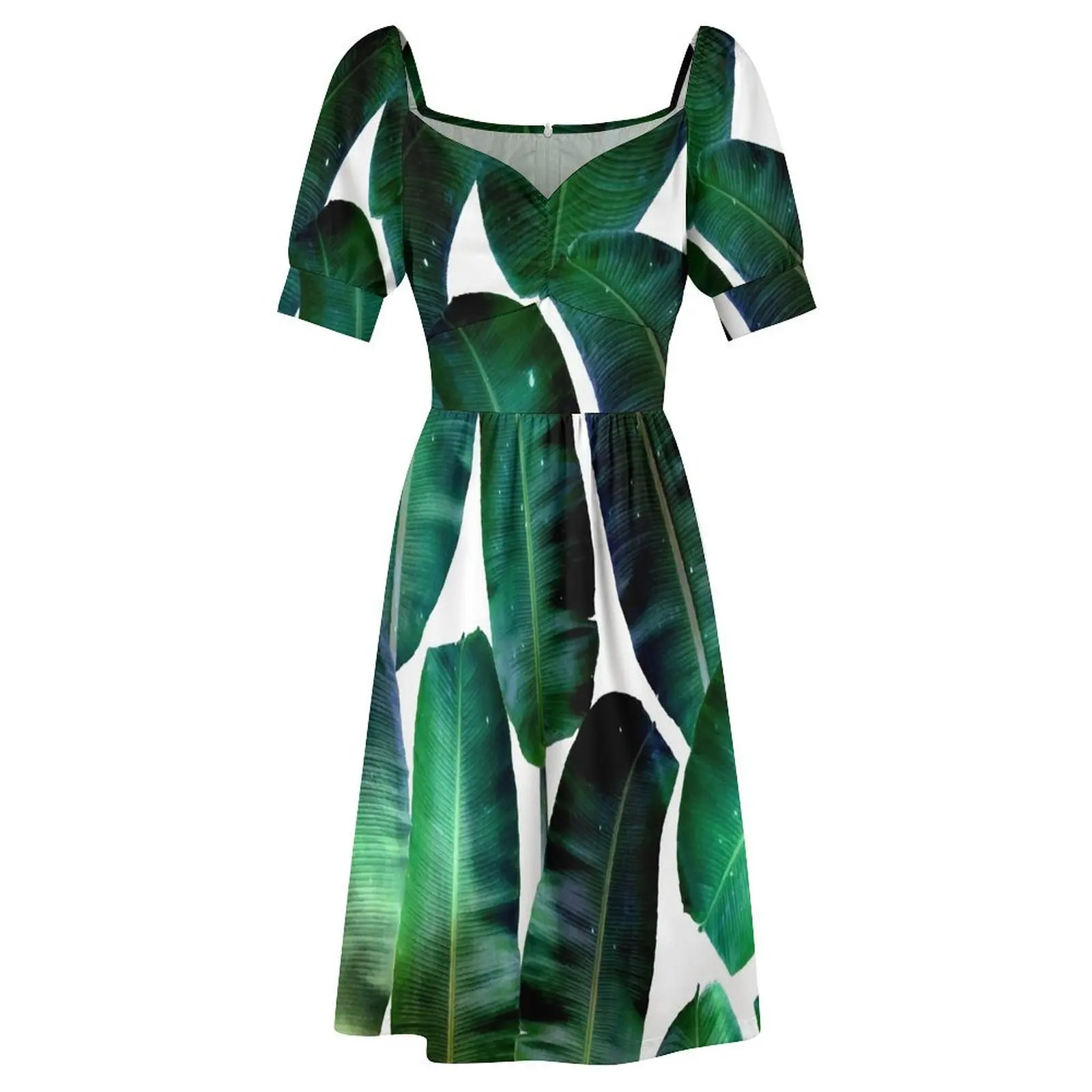 Космические банановые листья # redbubble Платье для образа жизни с короткими рукавами