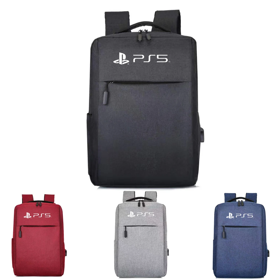 

Travel Laptop Backpack for PS5 Carrying Case Waterproof Protective Storage Bag Oxford Shoulder Bag for PS5 Dualsense Controller
