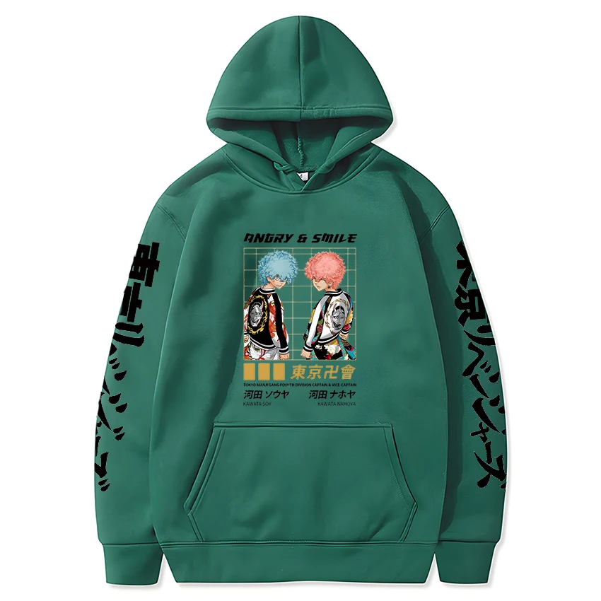 

Anime Tokyo Revengers Printed Hoodie Harajuku Casual Long Sleeve Sweatshirts Hip Hop Sudaderas Con Capucha Japanese Streetwear