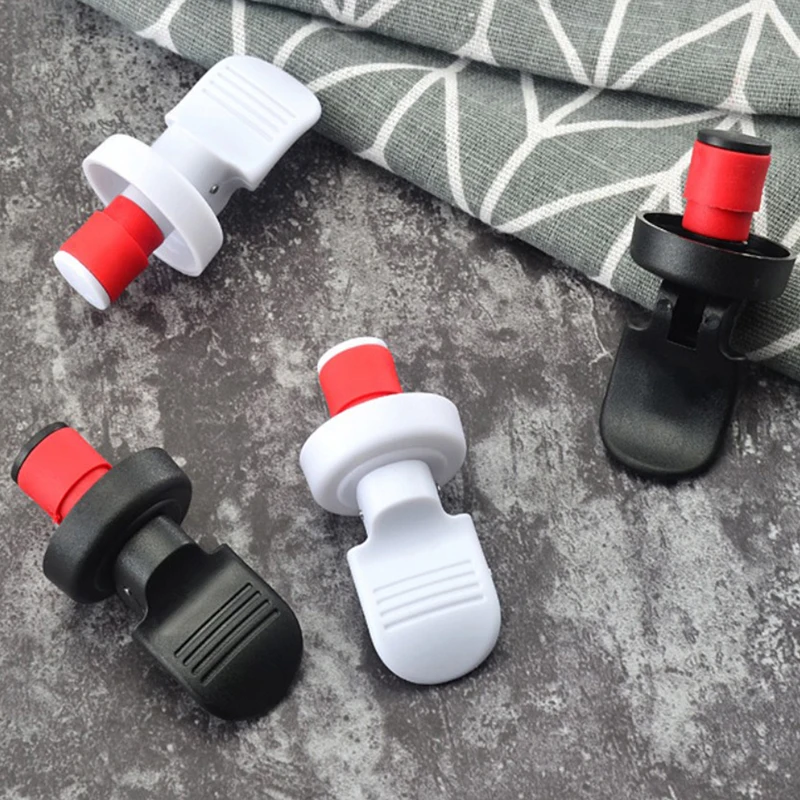 

Press Beer Wine Stopper Vacuum Sealed Plug Wine Bottle Wine Saver Caps Barware Kitchen Tools Wine Bottle Stopper