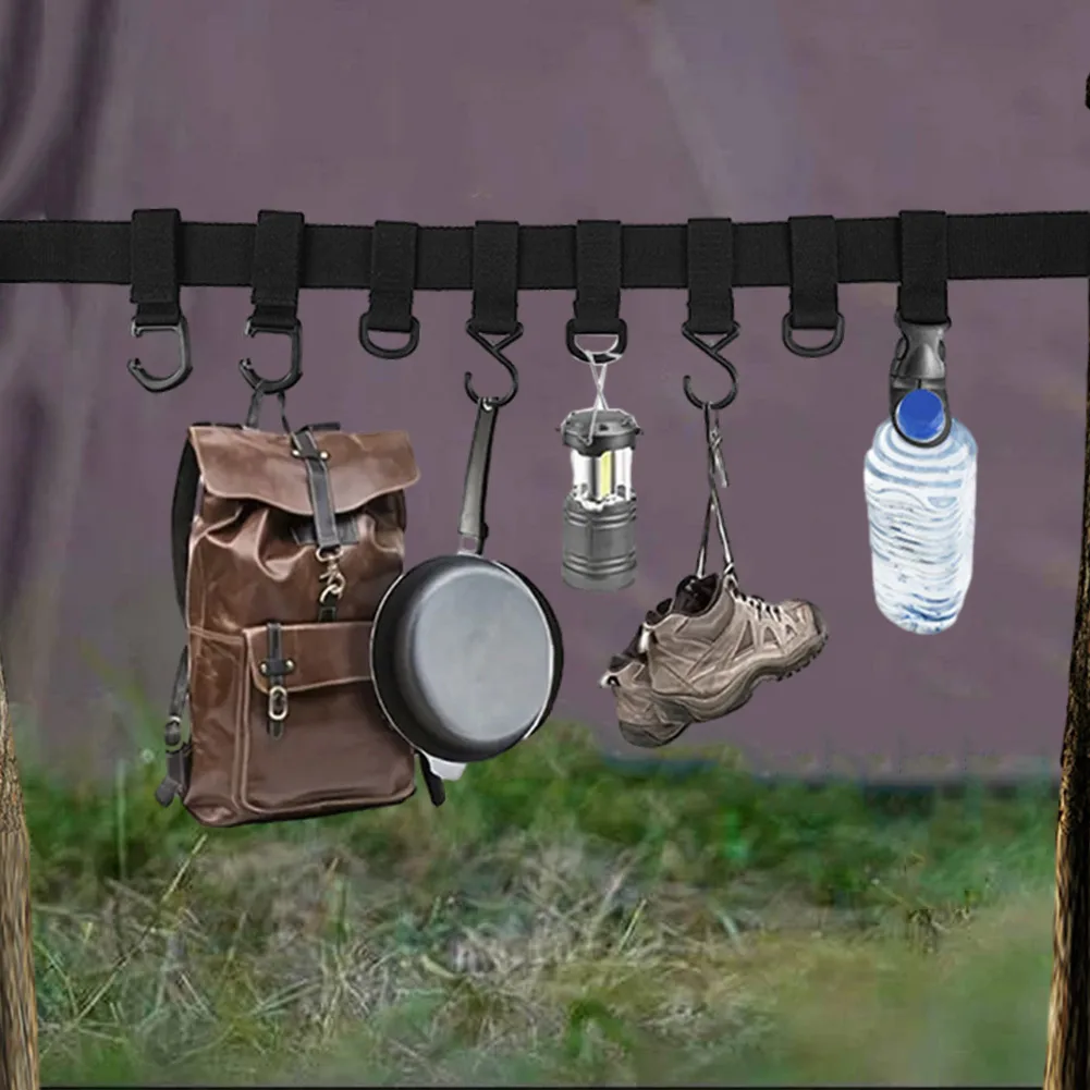 

Tree Stand Bow Holder Up To 2kg with Hooks Outdoor Bow Gear Hanger Hook-and-Loop for Bow/Quiver/Tree Saddle Platform Accessories