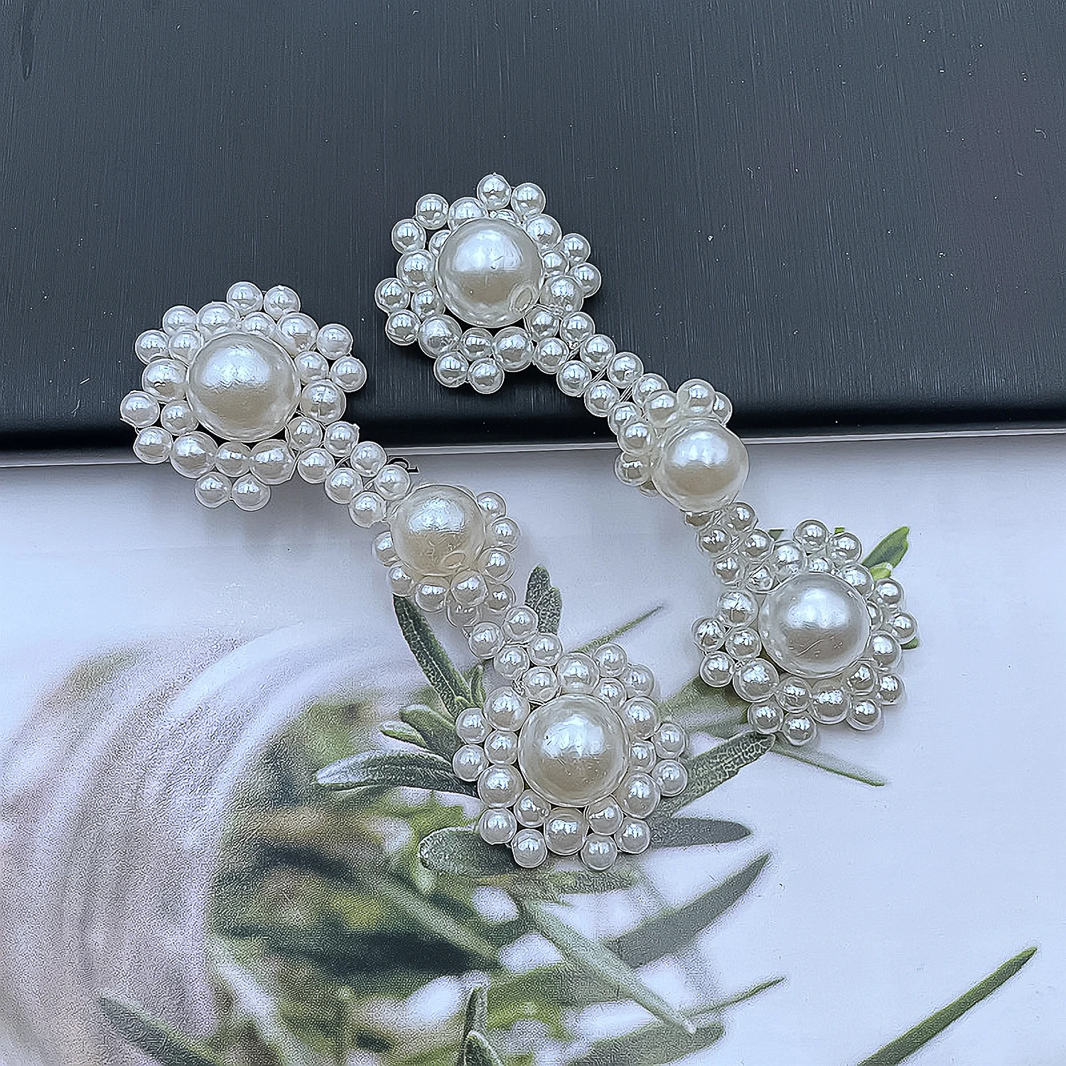 

Chinese Style Pearl Handmade Retro Decorative Clothing Button For Traditional Hanfu Accessories Qipao Button With Beaded Buckle