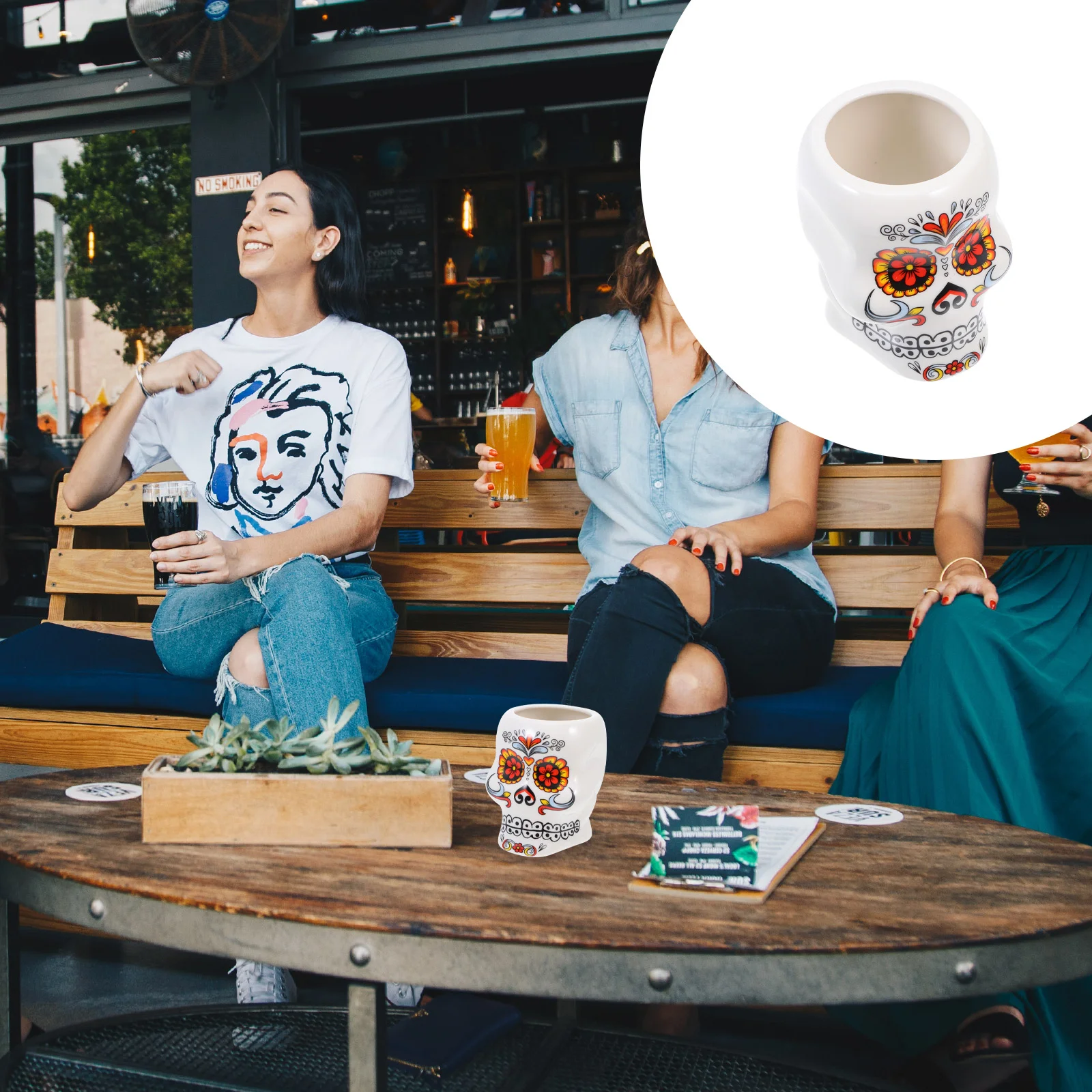 

Mug Cup Hawaii Coffee Party Mugs Tikiskull Glass Cocktail Hawaiian Cupsdead Theday Ceramic Water Tea Exotic Drinkingbeer Luau