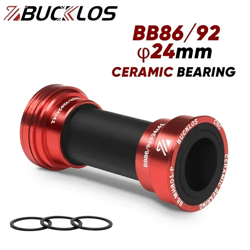 BUCKLOS велосипедный подшипник каретка BB86/92 мм с резьбой MTB шоссейный велосипед
