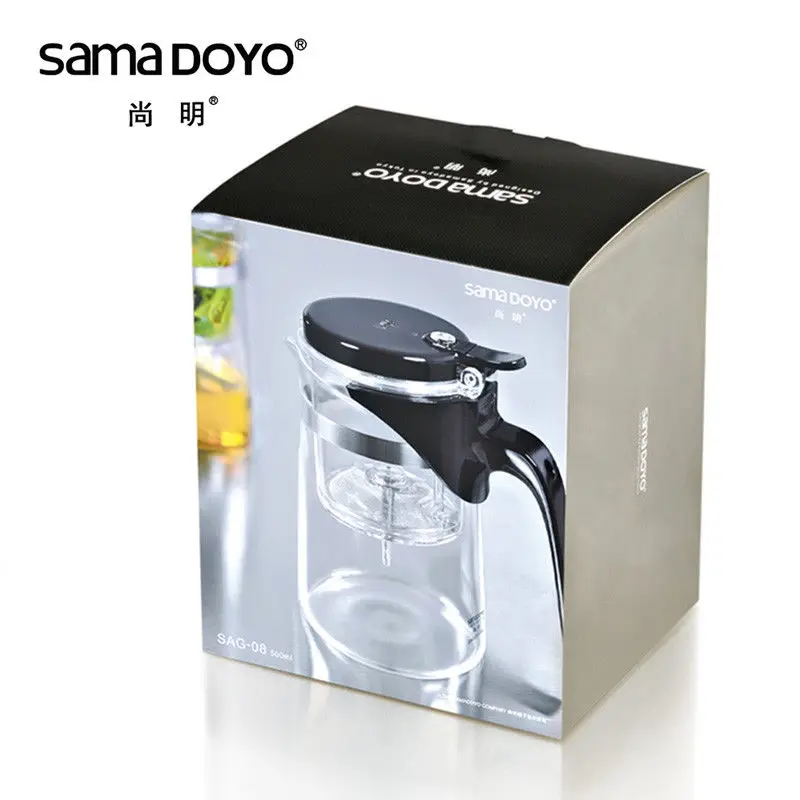 [GRANDNESS] SAMA Samadoyo SAG-08 высококачественный чайник и кружка Gongfu 500 мл элегантные чайные наборы Стеклянный Чайник художественная чайная чашка Стек... (art.: 7a738eb69) - 7a738eb69