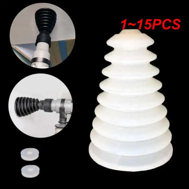 

1~15PCS Electric Drill Dust Cover Rubber Impact Hammer Drill Dust Collector Extended Dustproof Device Washable Power Tool