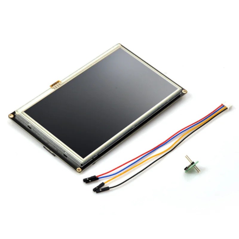 

Enhanced NX8048K070 Generic 7.0'' Full-Color LCD Resistive Touch Display HMI Built-in RTC/1K EEPROM/8 Digital GPIO