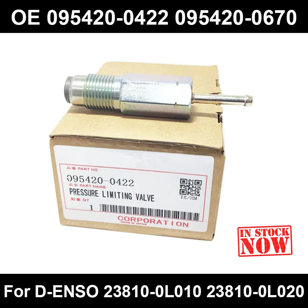 

OEM 095420-0422 095420-0670 For D-ENSO Original Box Fuel Limiter Pressure Relief Valve 0954200422 23810-0L010 23810-0L020