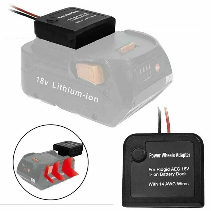 Сменный адаптер для аккумулятора Ridgid AEG 18 в Li-Ion