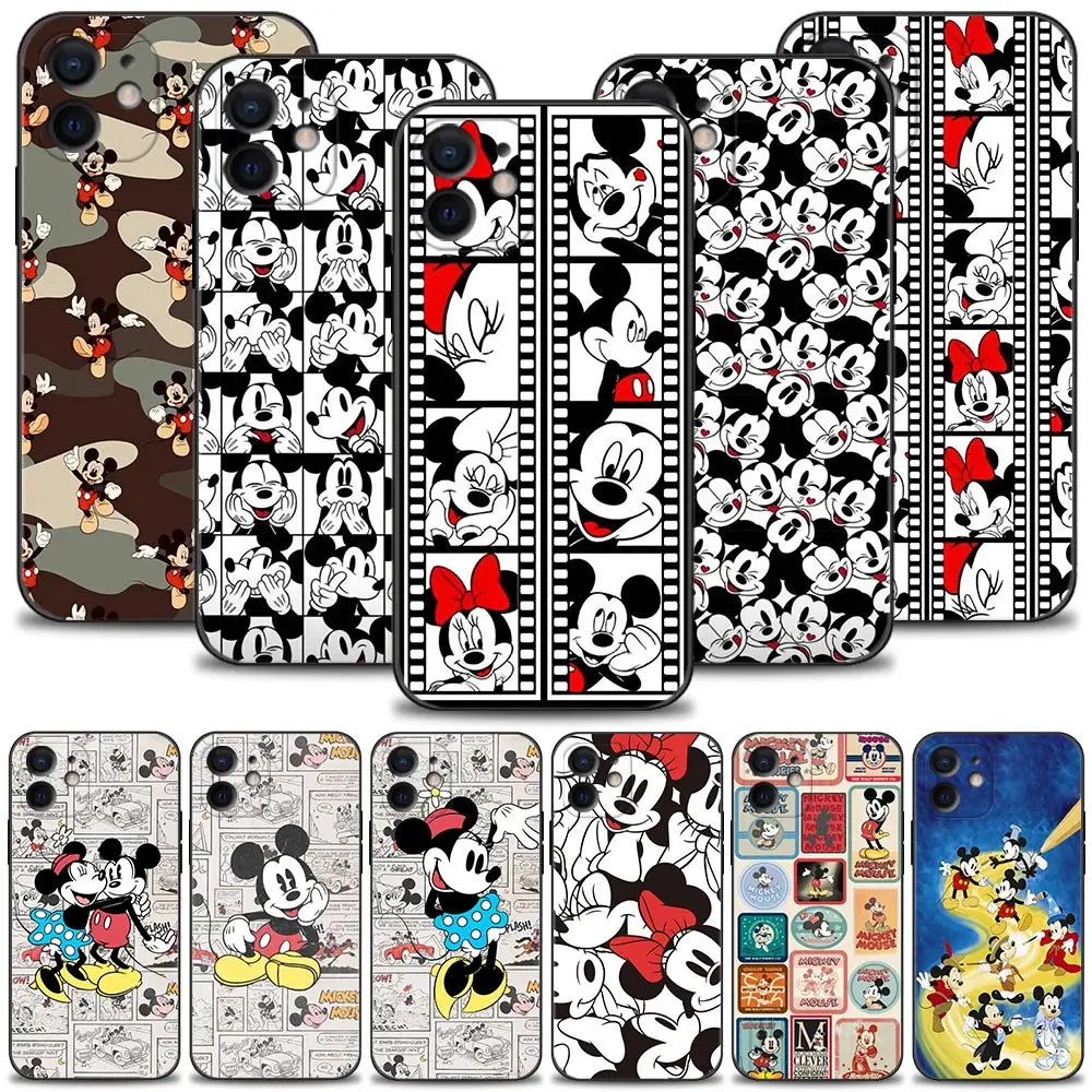 Phone Case For Apple iPhone 13 12 11 Pro Max Mini XS Max XR X 7 8 6 6S
Plus 5 5S SE 2020 Shell Mickey Minnie Mouse Comics Cover