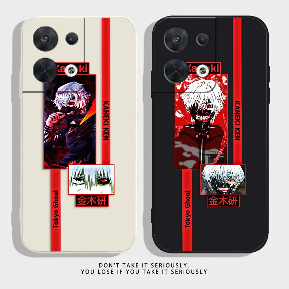 

Kaneki Ken Tokyo Ghoul Phone Case For OPPO RENO 8 7 9 6 7SE 5 4 4SE 4 3 4G 5G PRO PLUS Colour Liquid Case Cover Funda Cqoue Capa